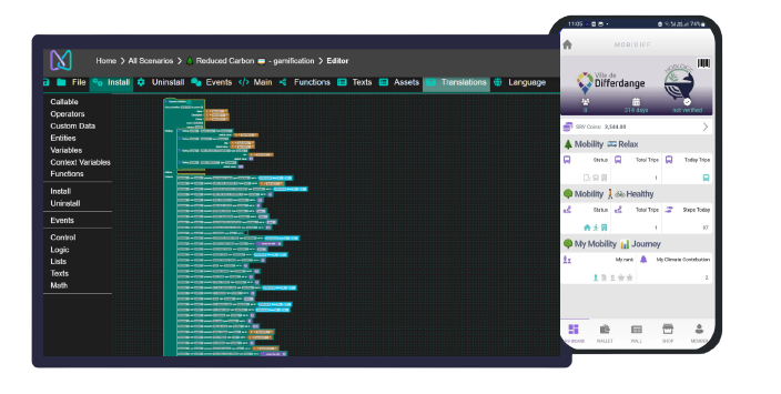 screenshot of Morfin Studio